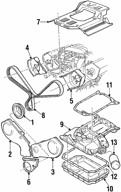 Engine Parts for 1994 Audi Cabriolet #0