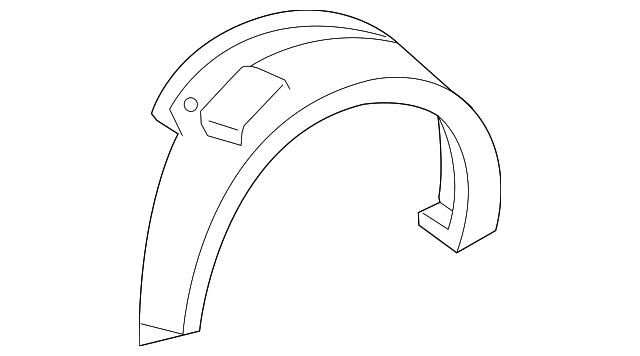 XF2Z-1627886-AB Деталь WHEELHOUSE, RIGHT