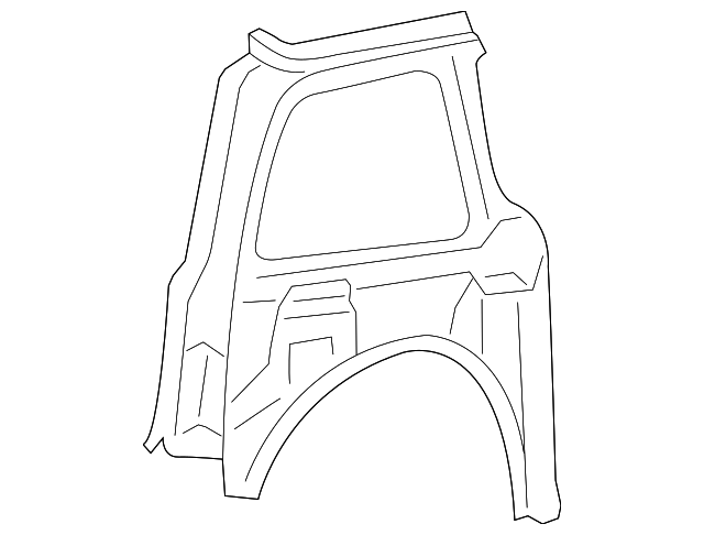 5F2Z-1727864-AA Деталь INNER PANEL, RIGHT