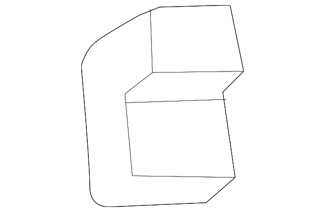 3F2Z17601B44AA Деталь SEAT BELT REINF, RIGHT
