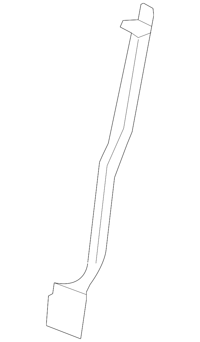 3F2Z1745115AA Деталь TROUGH, LEFT