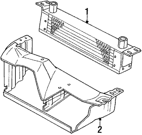 900 TRANS OIL COOLER