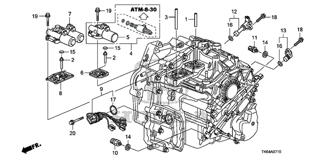 Solenoid Assembly A, Linear Solenoid Assembly A, Linear