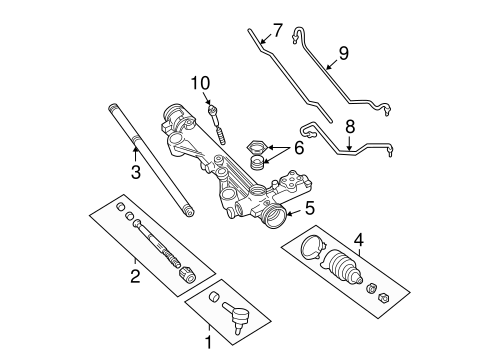 Steering/Steering Gear & Linkage for 2004 Ford Freestar #2