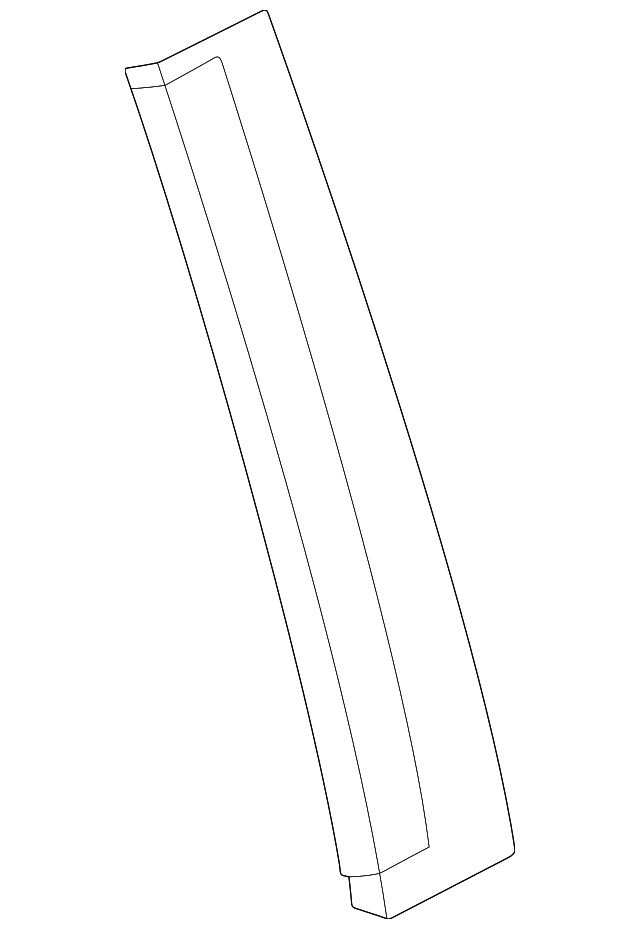 CQW000040 Деталь WEATHERSTRIP, RIGHT