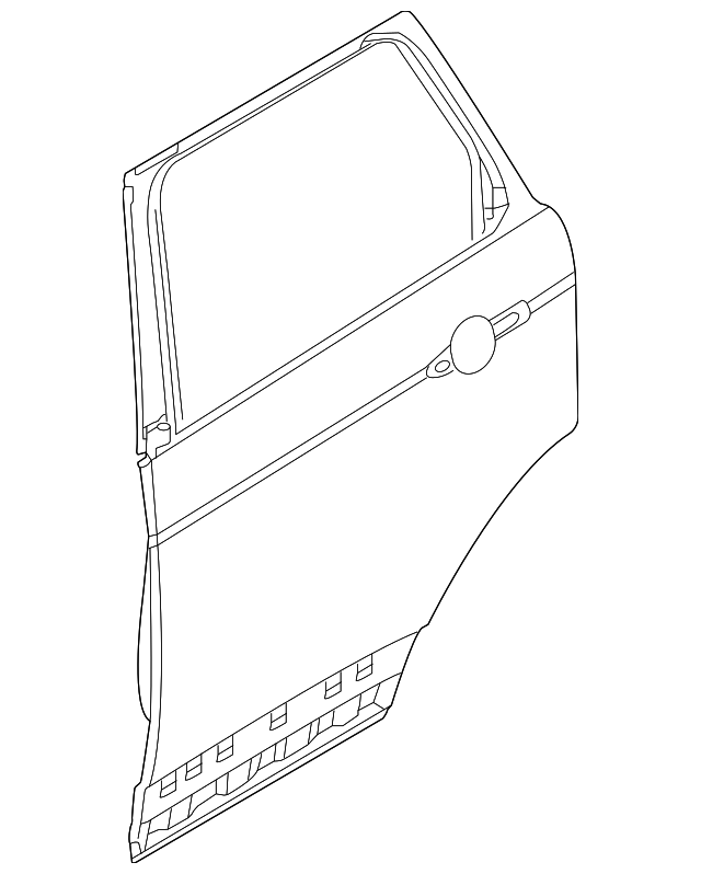 LR054299 Деталь DOOR SHELL, RIGHT