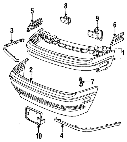 Taurus BUMPER & COMPONENTS - FRONT