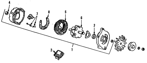 Electrical/Alternator for 1996 Ford Mustang #1
