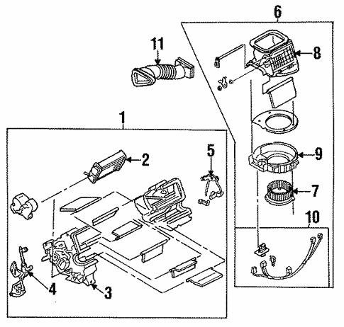 Blower Motor & Fan for 1990 Mazda Miata #0