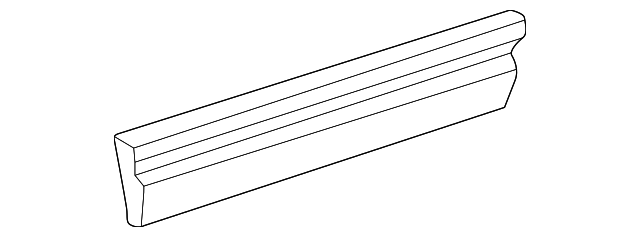 DGD102240 Деталь RUB STRIP, RIGHT