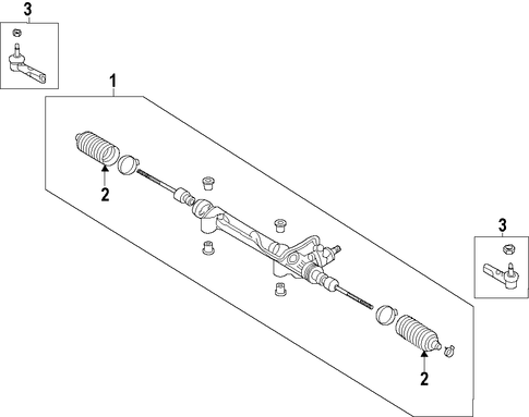 STEERING/STEERING GEAR & LINKAGE for 2015 Toyota RAV4 #1