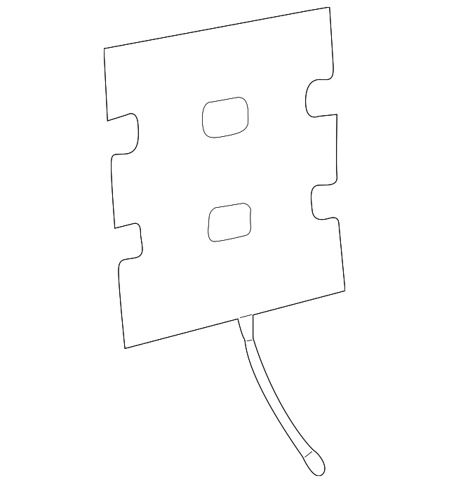 HGT500050 Деталь SEAT HEATER, LEFT