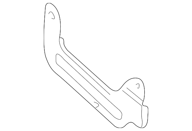 HKU100060 Деталь SEAT FRAME BRACKET, RIGHT