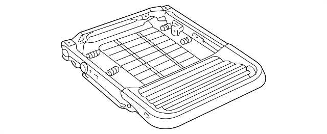 HFB102260 Деталь SEAT FRAME, RIGHT