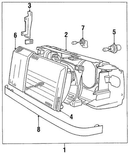 760 BULBS - CHASSIS