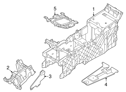 Range Rover Evoque CENTER CONSOLE 2