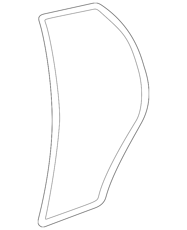 4698429 Деталь SURROUND W'STRIP, LEFT