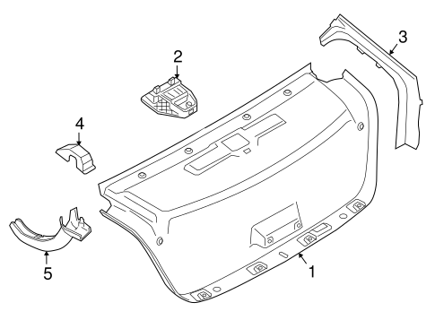 Interior Trim - Trunk for 2017 BMW 750i #0