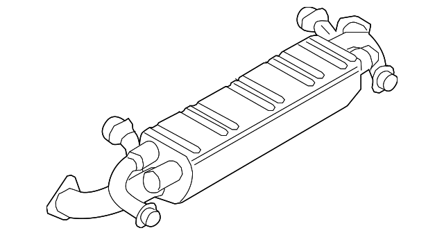991-111-331-07 Деталь CENTER MUFFLER