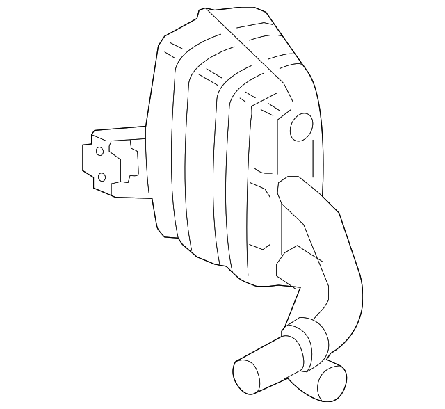 991-111-322-03 Деталь RESONATOR, RIGHT