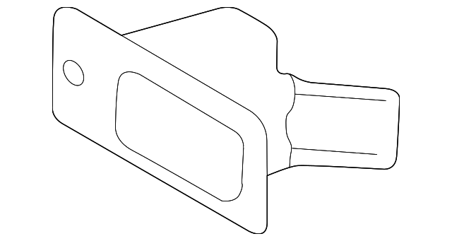 9187153 Деталь LAMP HOUSING, LEFT