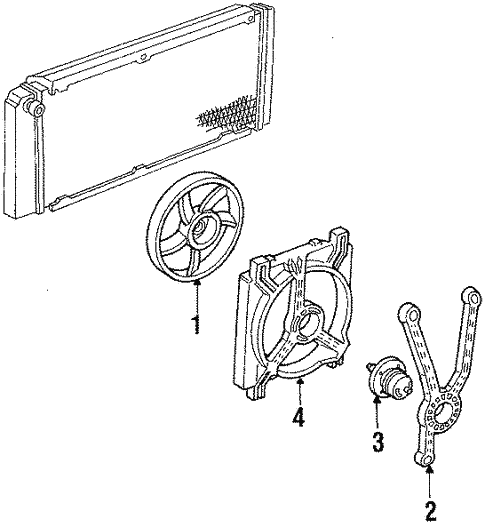 Fan for 1987 Oldsmobile 98 #0