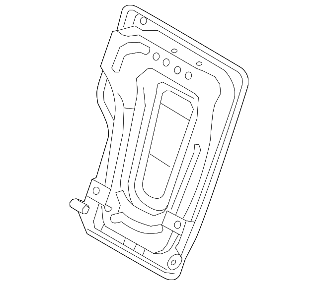 BE8Z-5460508-A Деталь SEAT BACK FRAME, RIGHT