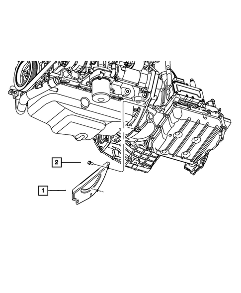 Mounting and Skid Plate for 2009 Chrysler Town & Country #0