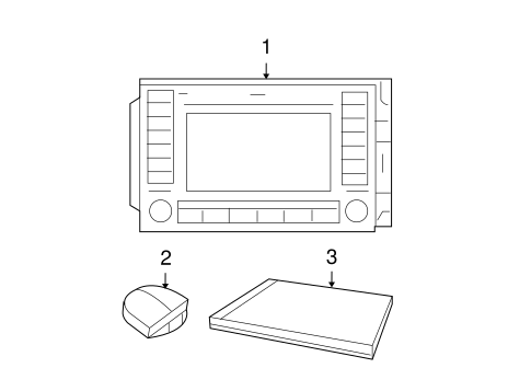 1500 NAVIGATION SYSTEM COMPONENTS
