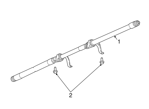 Rear Suspension/Drive Shaft for 2019 Buick Regal Sportback #1