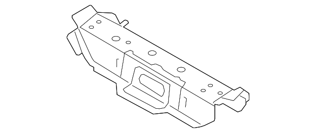 AE8Z-5410672-A Деталь FRONT C'MEMBER, RIGHT