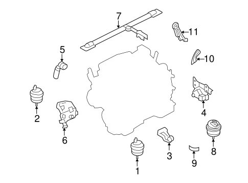 Freestyle ENGINE & TRANS MOUNTING