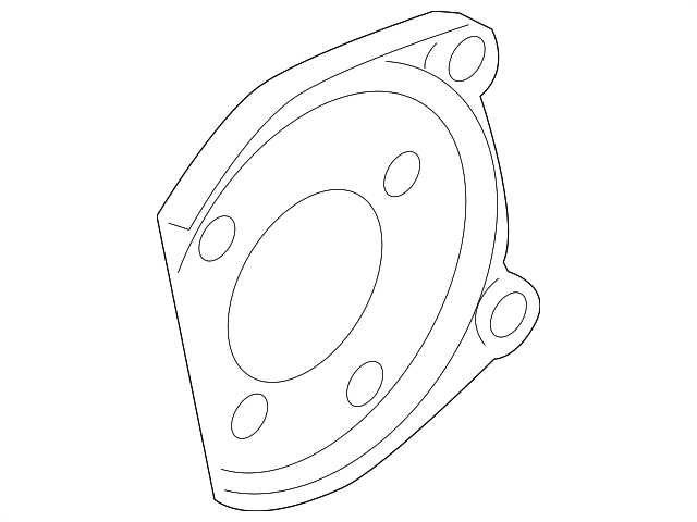 13173018 BACKING PLATE, LEFT