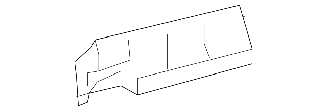 12848684 Деталь PILLAR MOLDING SPACER, LEFT