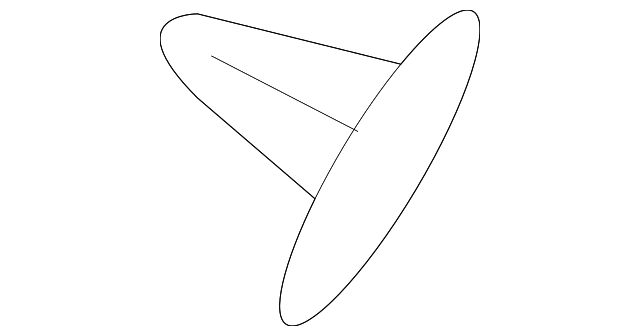 12847302 Деталь PILLAR MOLDING RETAINER, LEFT