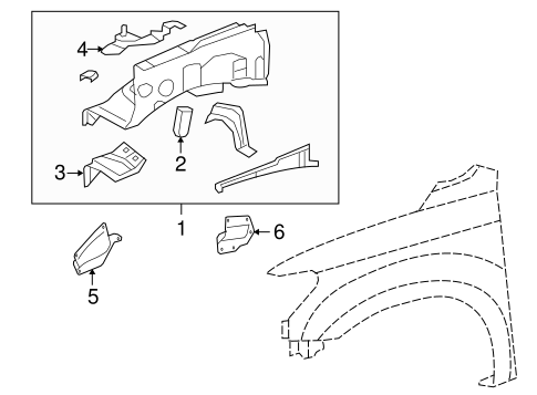 BODY/INNER COMPONENTS for 2011 Toyota Sequoia #1
