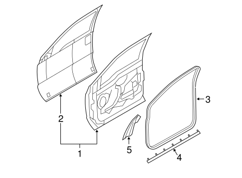 Body/Door & Components for 2016 Ford F-350 Super Duty #1