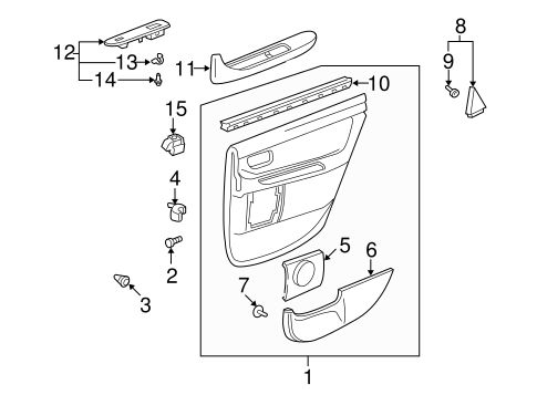 ELECTRICAL/REAR DOOR for 2000 Toyota Avalon #1