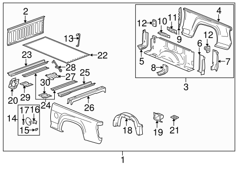 Canyon BOX ASSEMBLY