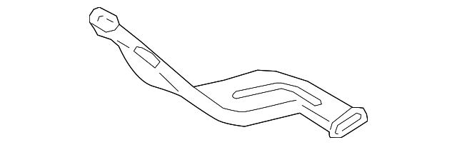 DP5Z-19B680-G Деталь FLOOR DUCT, RIGHT