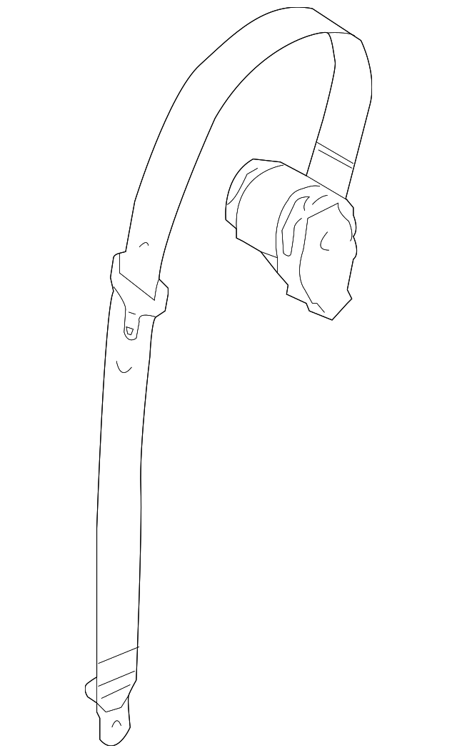 LR009307 Деталь CENTER SEAT BELT