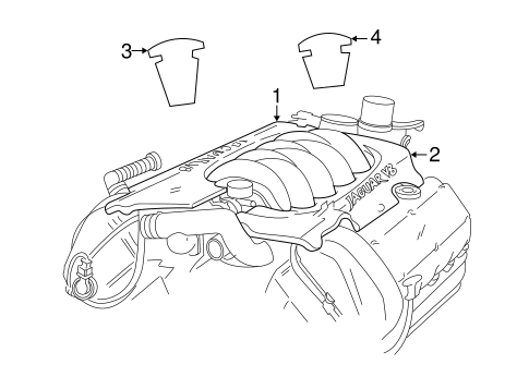 XK8 ENGINE APPEARANCE COVER