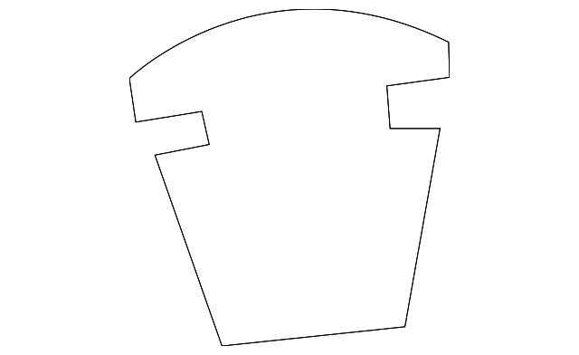 NJA6790CC Деталь TRIM COVER RETAINER, LEFT