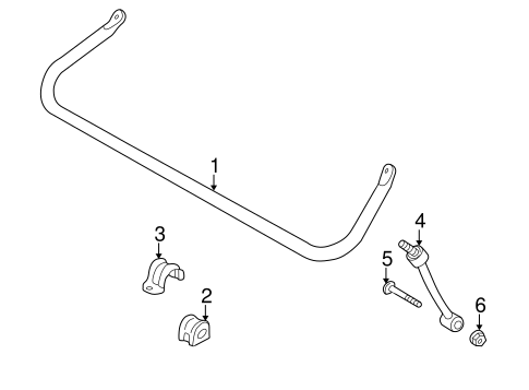 Wrangler STABILIZER BAR & COMPONENTS
