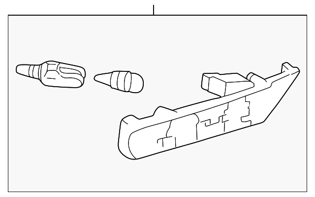 996-631-043-03 Деталь MARKER LAMP ASSY, LEFT