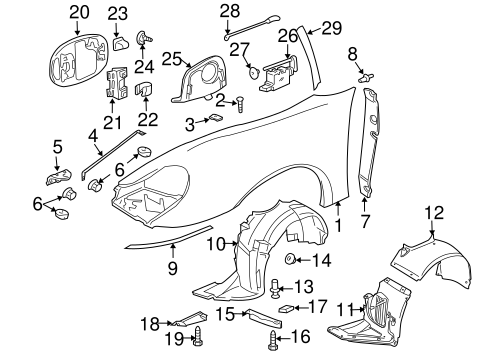 911 FENDER & COMPONENTS