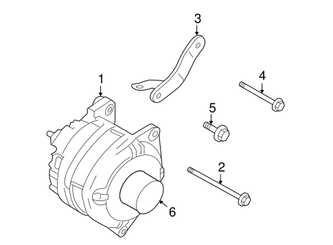 Alternator for 2011 Infiniti G37 #0