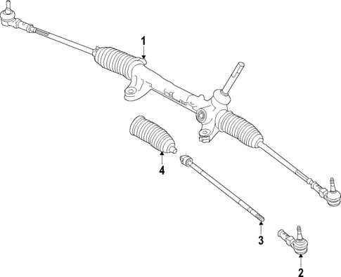 Steering Gear & Linkage for 2018 Smart Fortwo #1