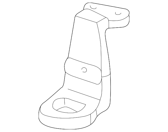 1L5Z-17K864-AA TOW HOOK, RIGHT