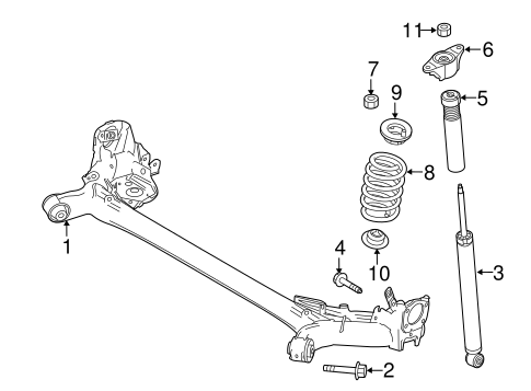 REAR SUSPENSION/REAR SUSPENSION for 2016 Scion iA #2